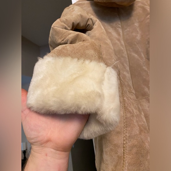 Wilson’s Leather Women's Tan and Cream Jacket - Picture 6 of 8